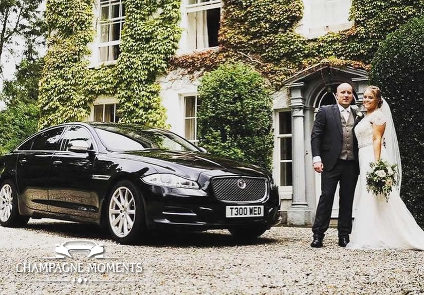 Jaguar wedding car